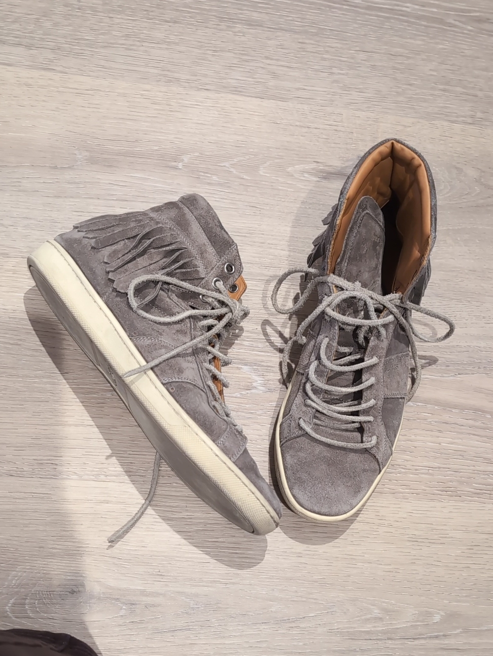 Yves St Laurent Fringe suede Court Classic Show Sneaker
